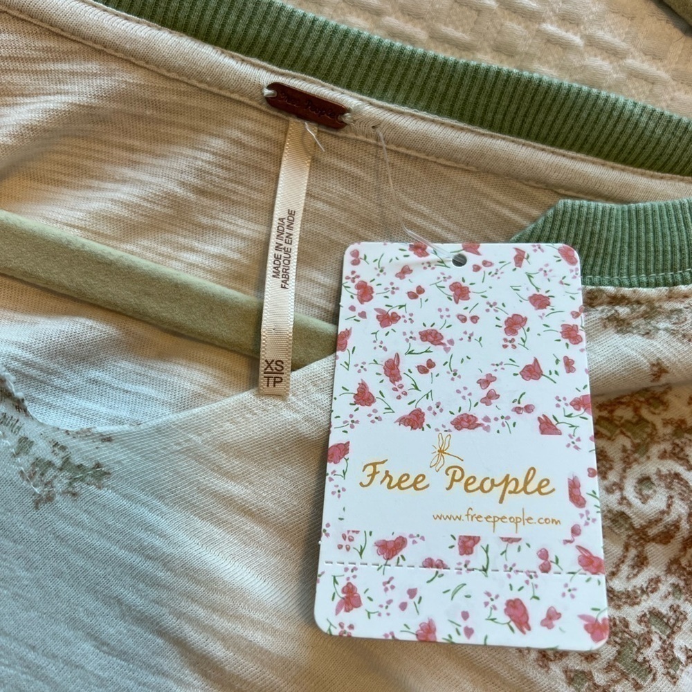 Free People True Perfection Tee In Almond Milk - Picture 15 of 16